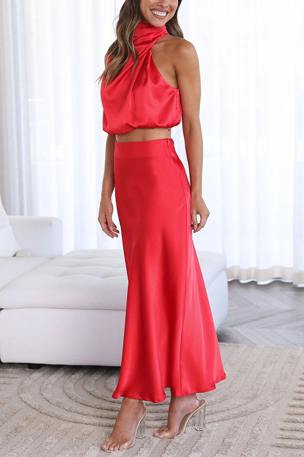Sheila | Luxe Two-Piece Midi Dress