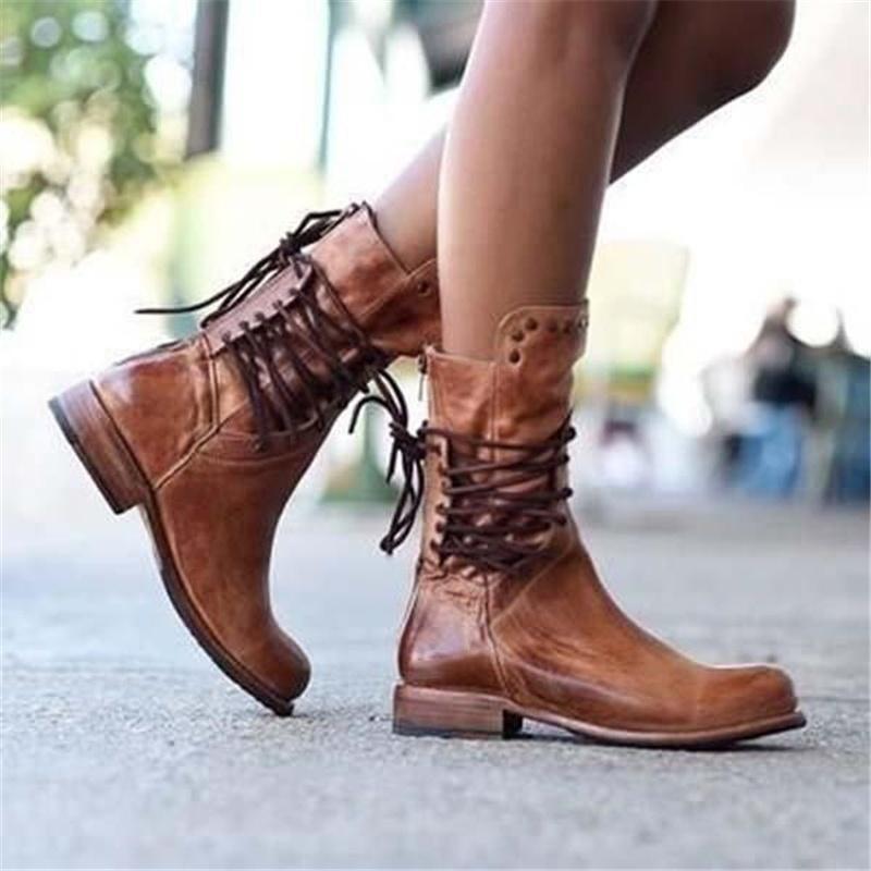 Bonnie™ | Stylish Leather Boots