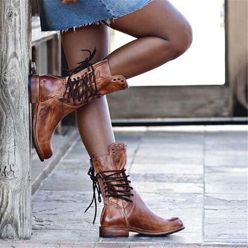 Bonnie™ | Stylish Leather Boots