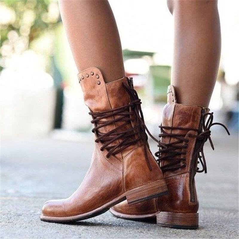 Bonnie™ | Stylish Leather Boots