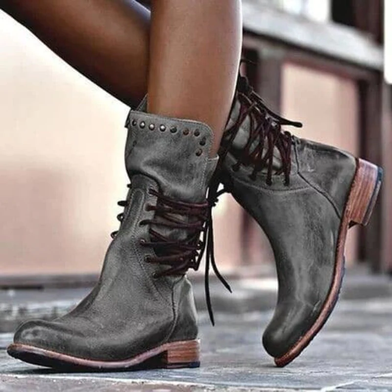 Bonnie™ | Stylish Leather Boots