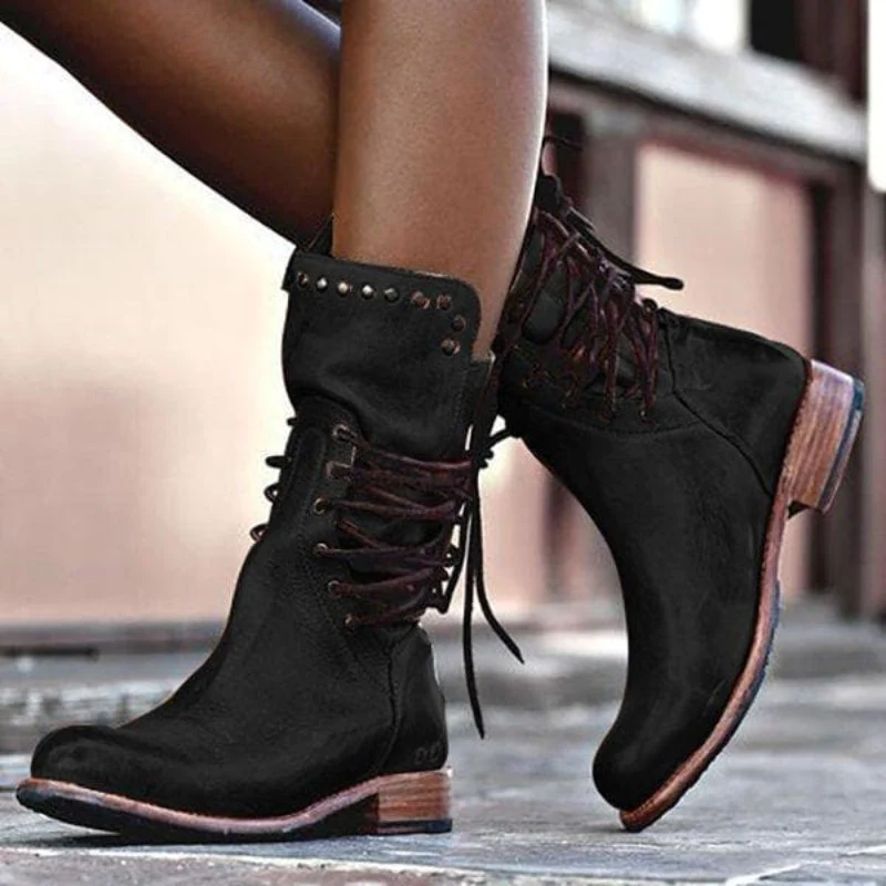 Bonnie™ | Stylish Leather Boots