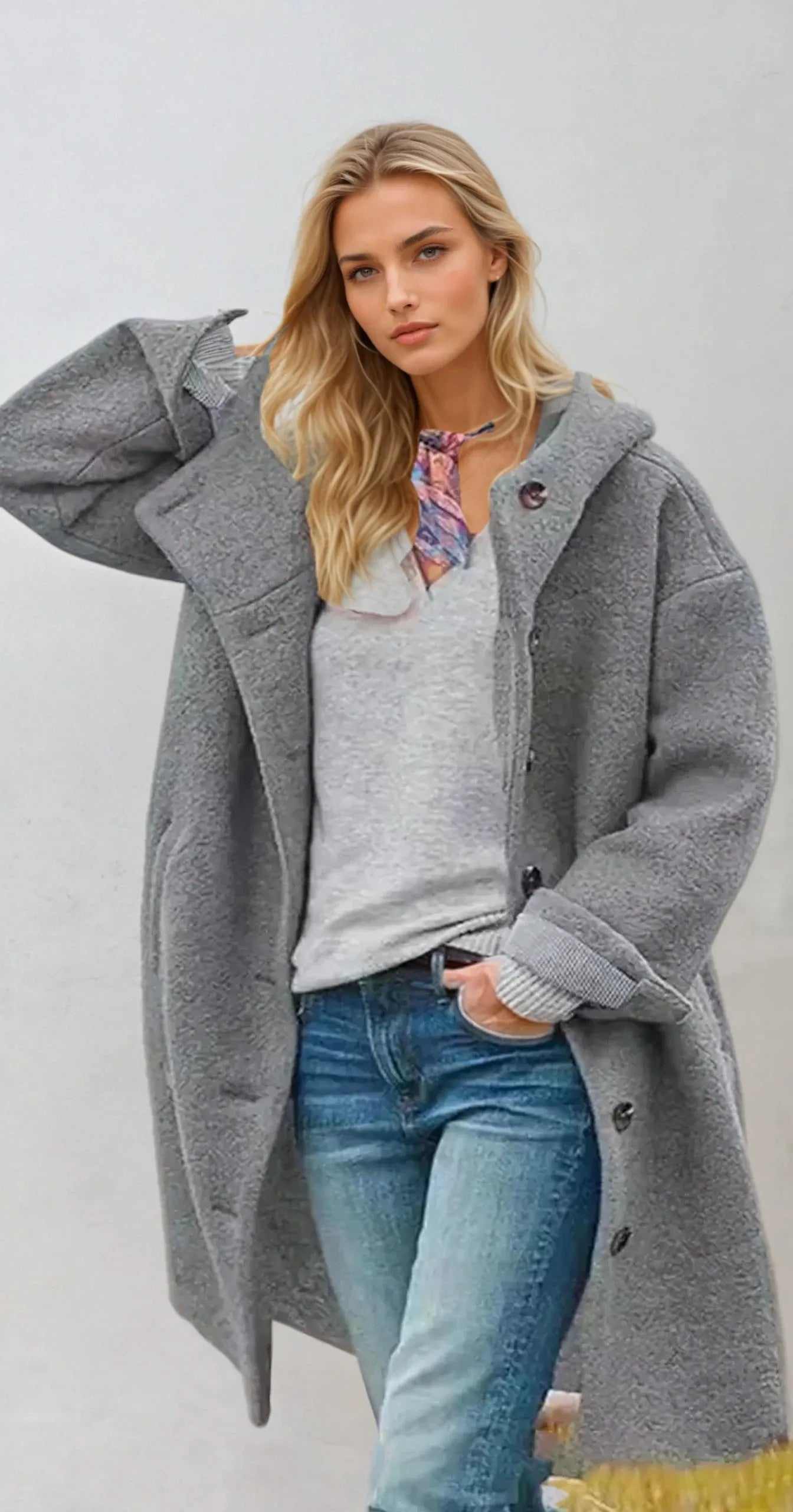 Élodie Lavin | Long Coat in Soft Wool