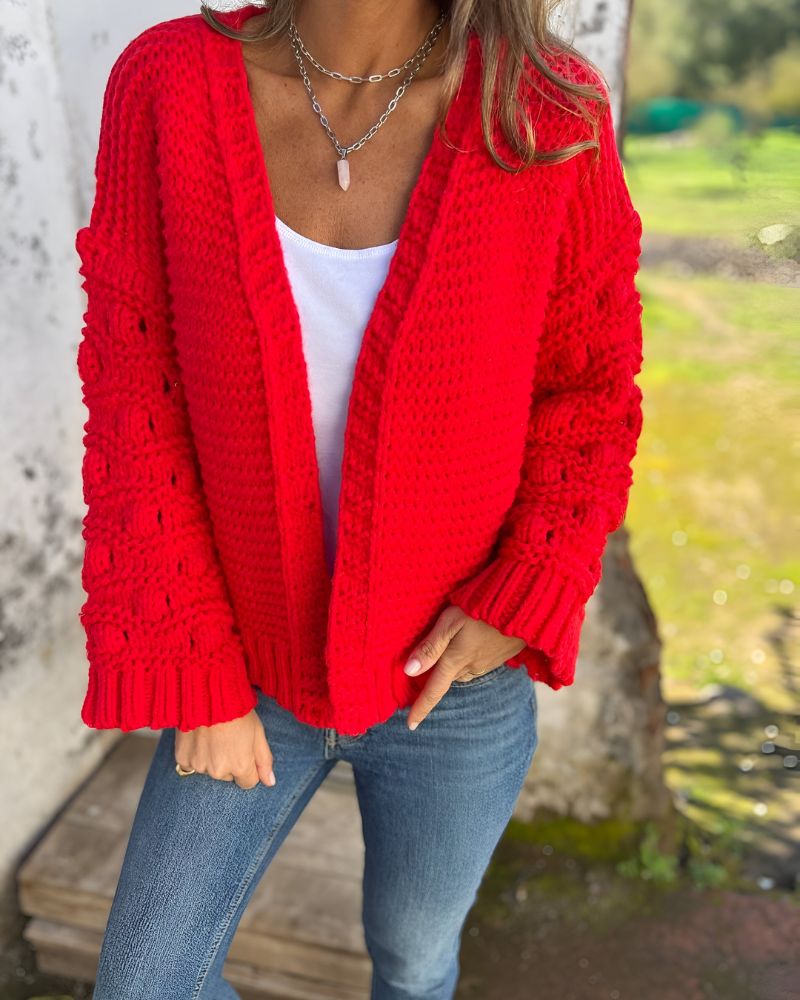 AIMÉE - ELEGANT LONG-SLEEVED CARDIGAN