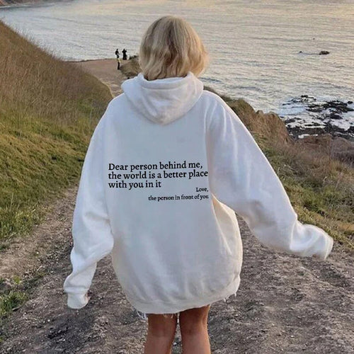 Dear Person Behind Me - Oversized Hoodie
