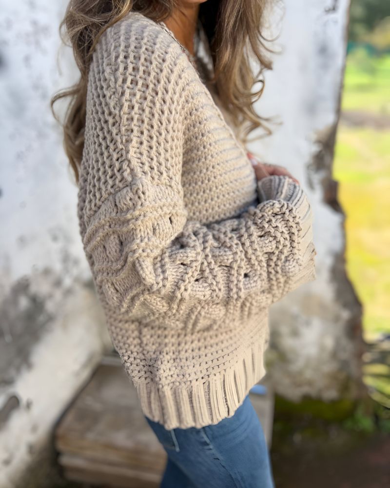 AIMÉE - ELEGANT LONG-SLEEVED CARDIGAN