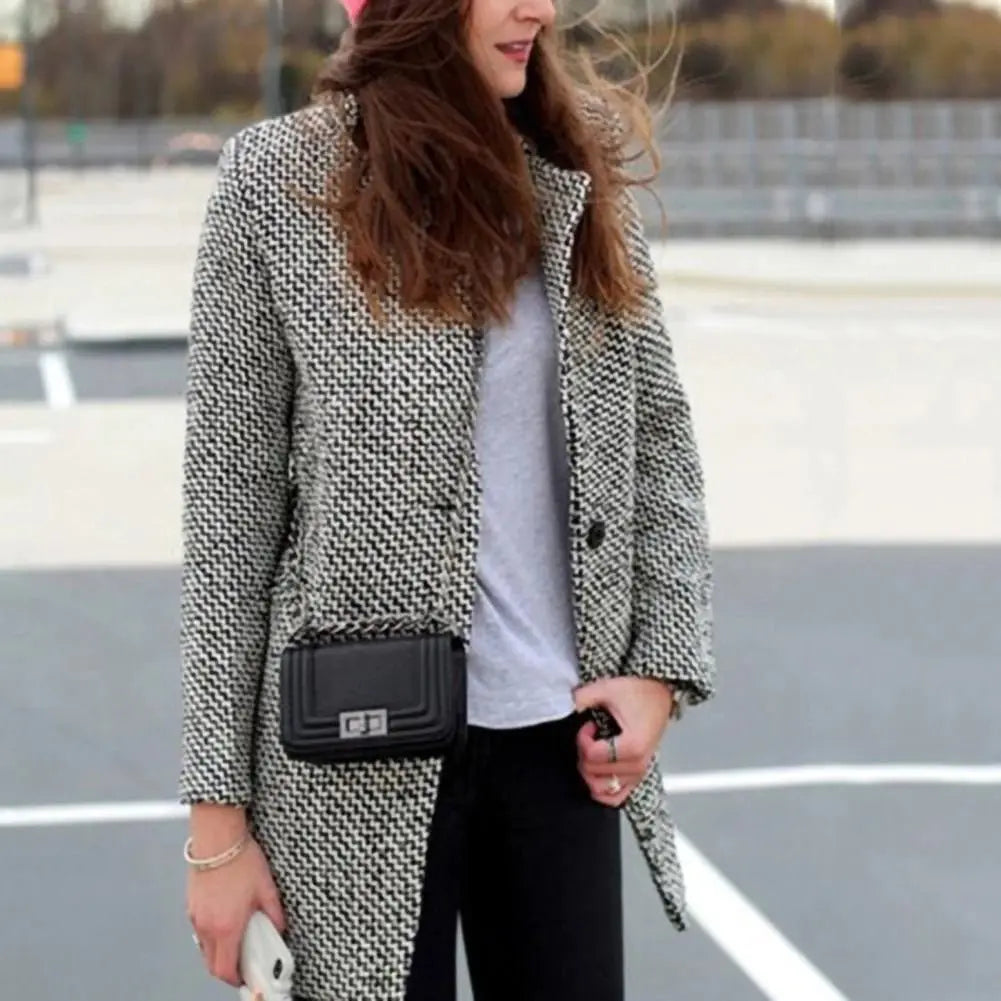 Amanda - Long wool coat