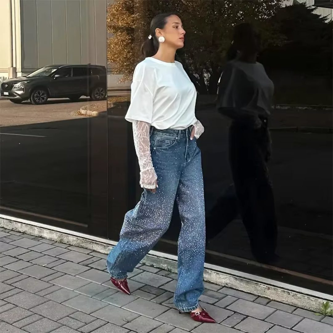 The Stella™ – Sparkling Comfort Pants