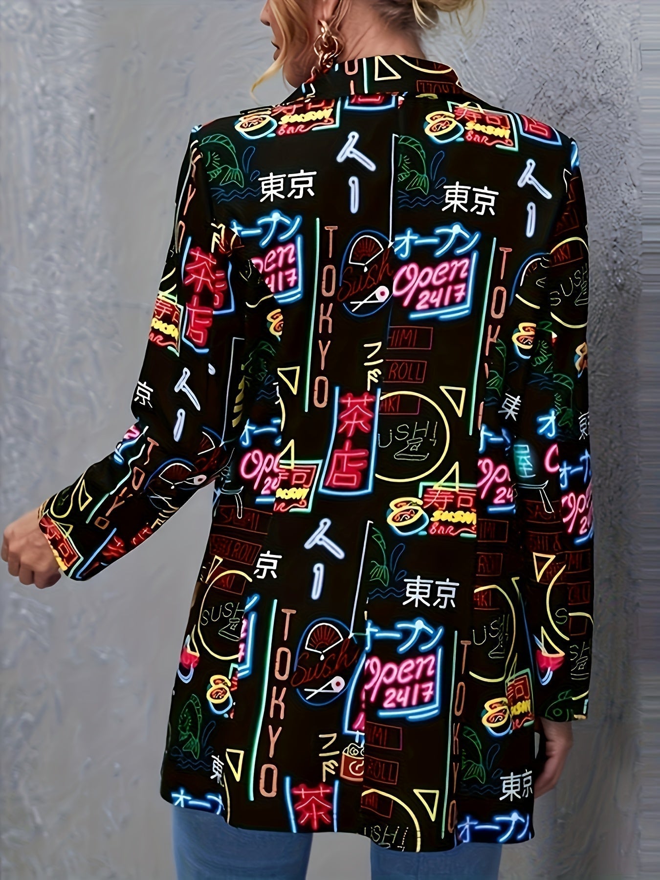 Avery™ Modern Graffiti Blazer | Stylish Urban Outerwear