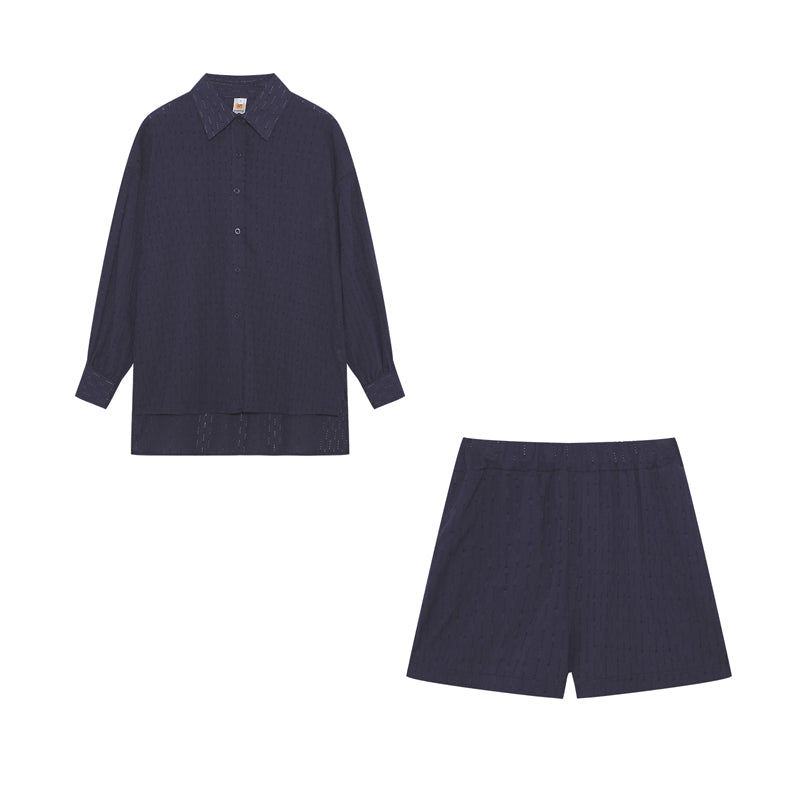Elizabeth™ - Effortlessly Chic Breezy Shirt and Shorts Ensemble