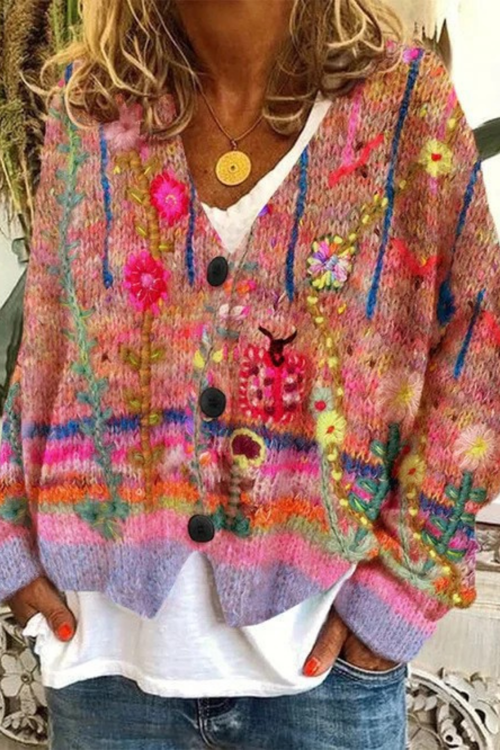 EVIE | Floral Cardigan