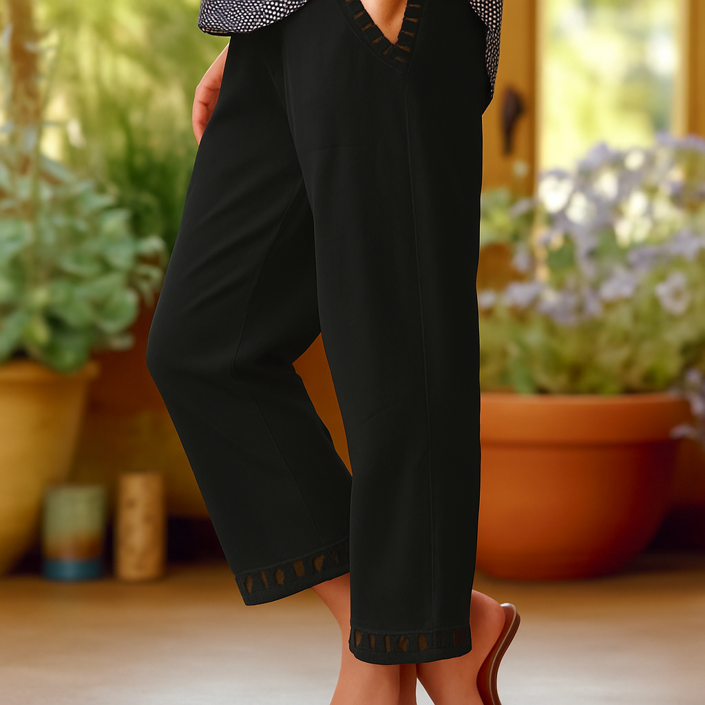 Poppy | Women’s Stretch Cropped Pants | Effortless Fit