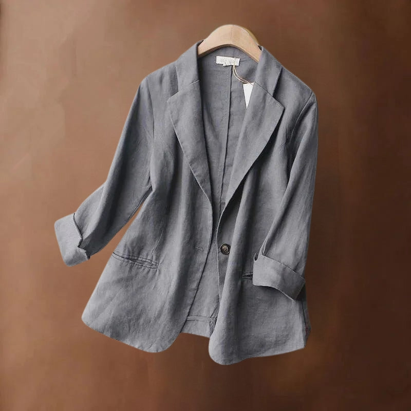 Aubrey™ | Chic Linen Jacket