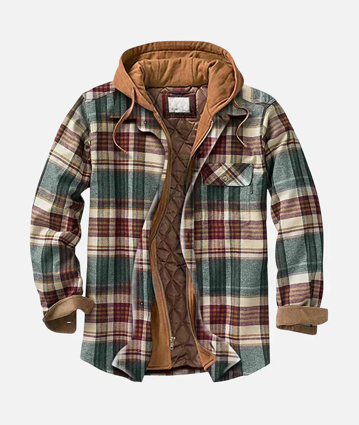 Darwin - Stylish Patchwork Plaid Jacket