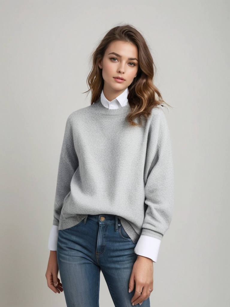 Soft cashmere sweater for women - trendy & versatile