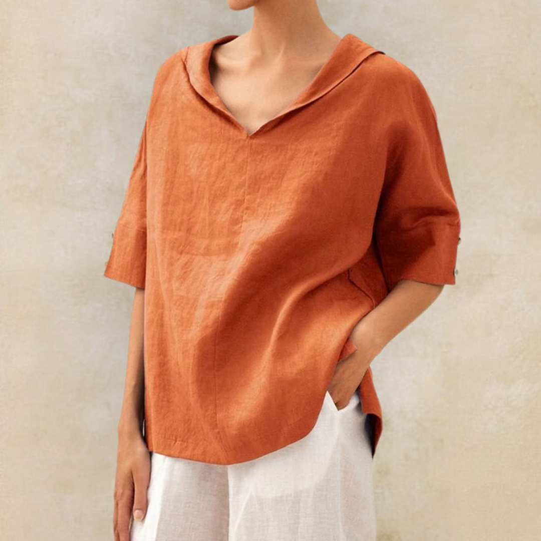 Lhinee™ - Effortlessly Chic Loose-Fit Blouse