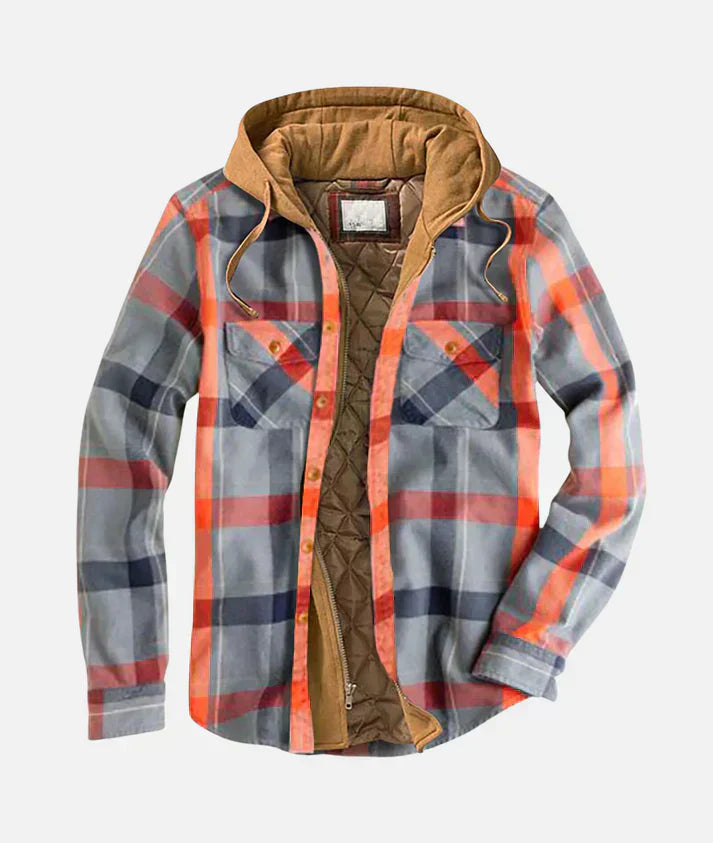 Darwin - Stylish Patchwork Plaid Jacket