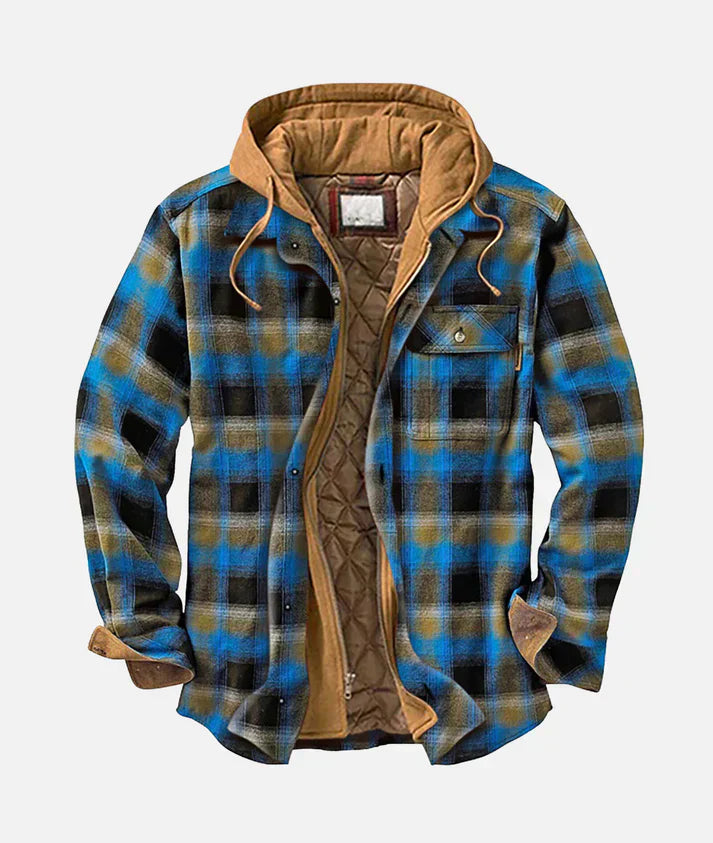 Darwin - Stylish Patchwork Plaid Jacket