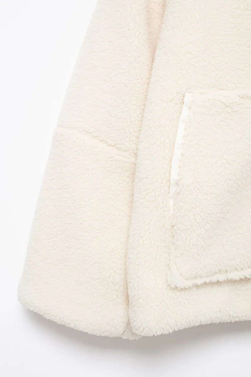 Lisa | Oversized warm fleece jacket
