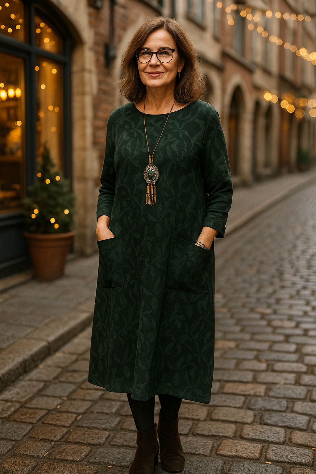 BERTHA - Elegant Winter Dress