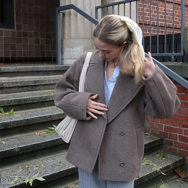 Tessa | Wool coat with lapels