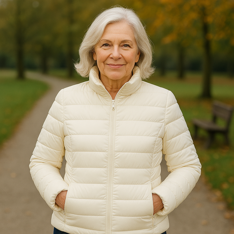 Freja Padded Jacket | White