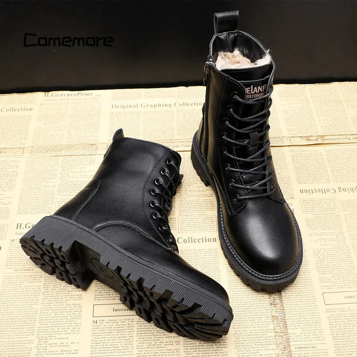 Delphine | Black winter boots