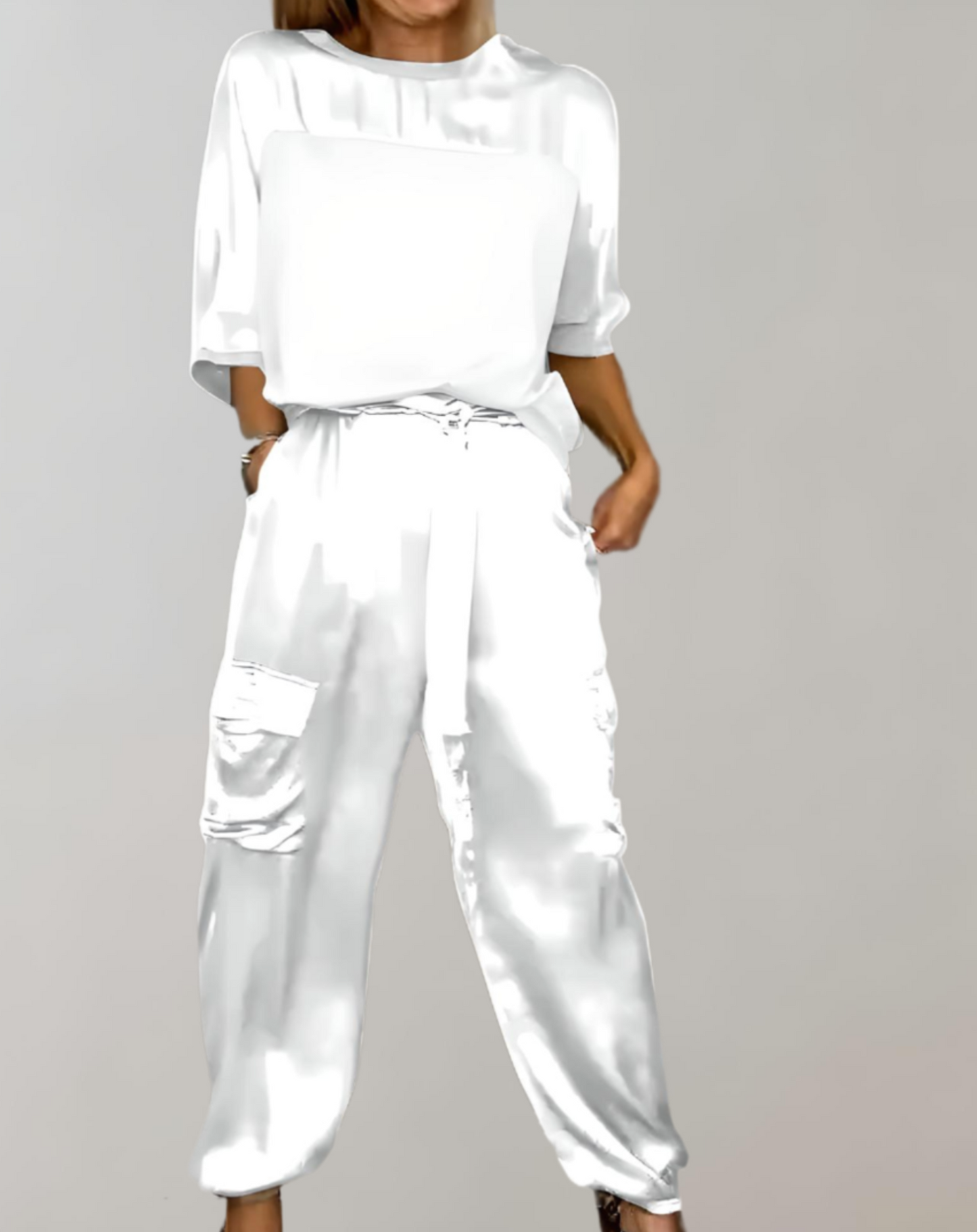 Finley™ - Luxurious Silky Cargo Lounge Set for Ultimate Comfort