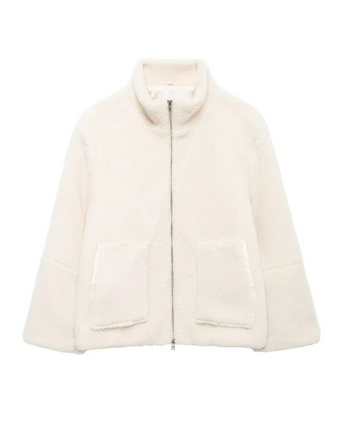 Lisa | Oversized warm fleece jacket