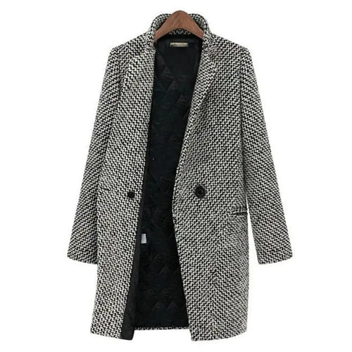 Amanda - Long wool coat