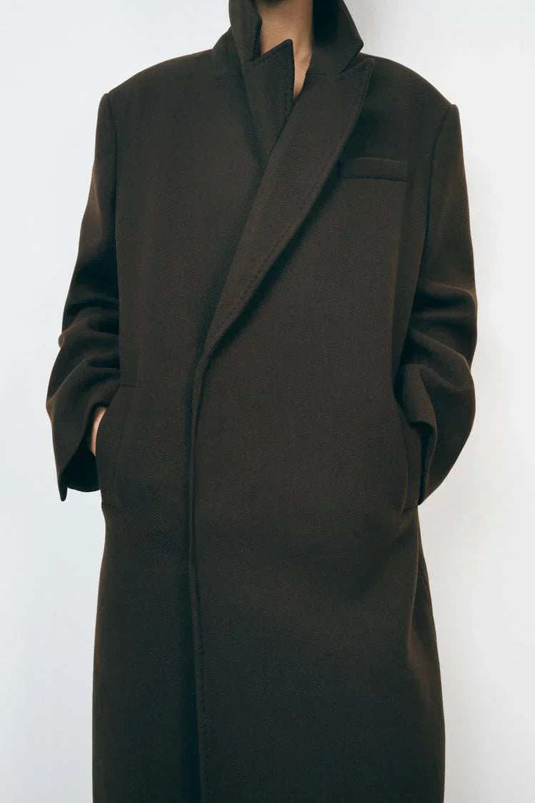 BROWN BLAZER COAT