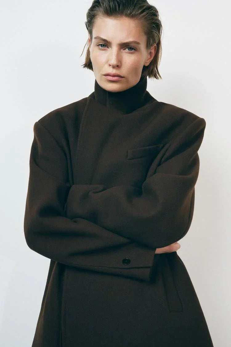 BROWN BLAZER COAT