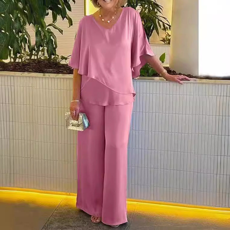 Martha™ - Chic & Comfortable Wide-Leg Ensemble