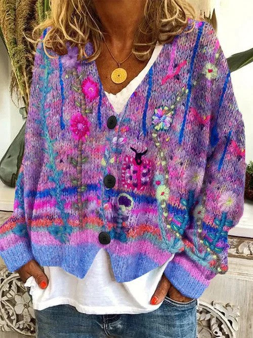 EVIE | Floral Cardigan