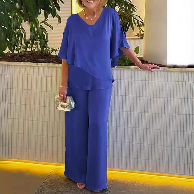 Martha™ - Chic & Comfortable Wide-Leg Ensemble