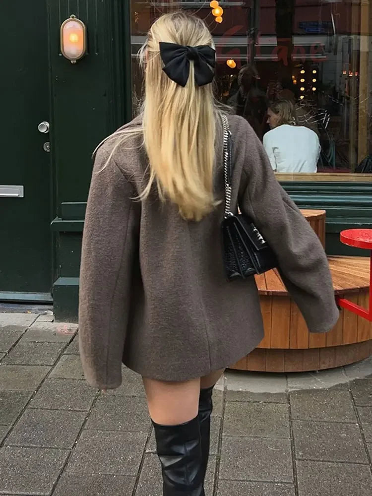 Tessa | Wool coat with lapels