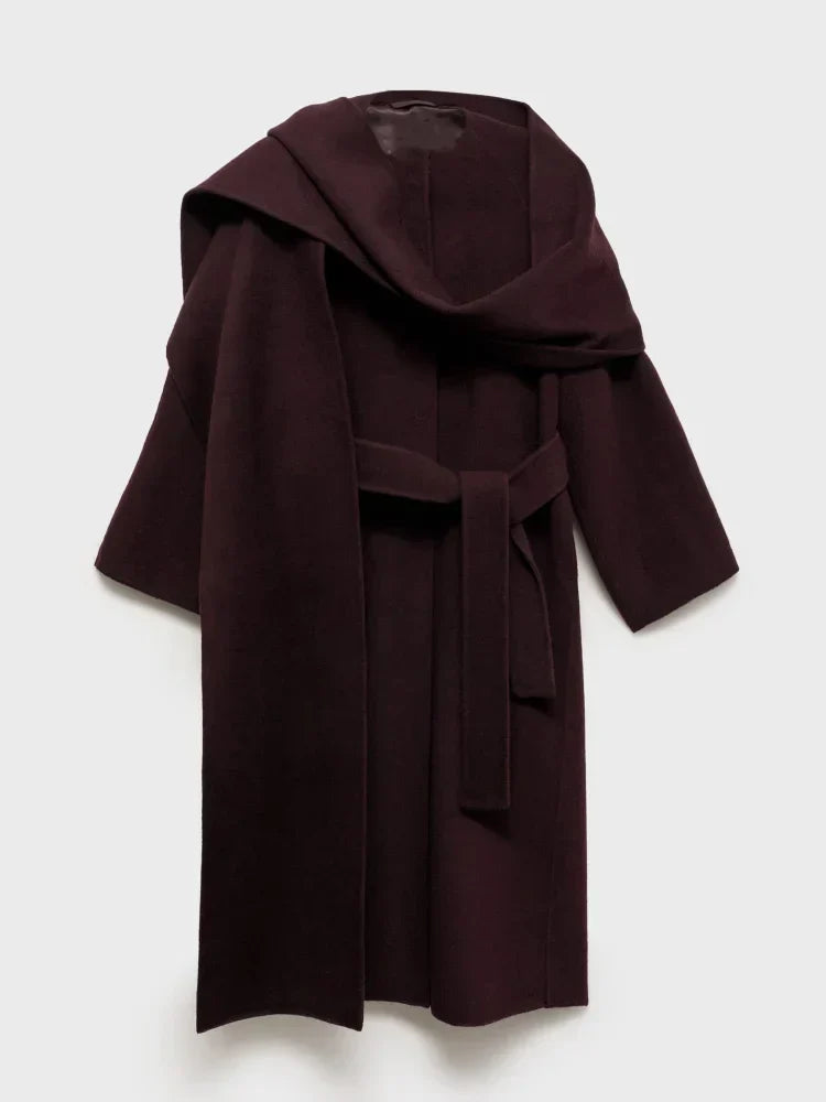 Querine | Coat with scarf