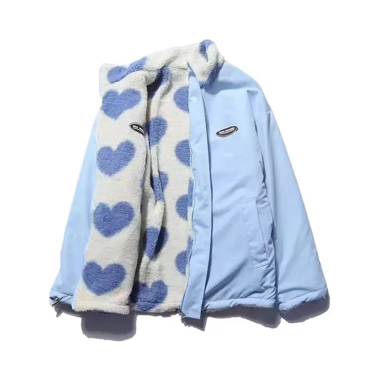 BacioDeluxe™️ | Double-Sided Heart Coat - Unique Collection