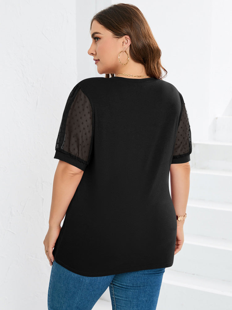 Rhianna™ - Chic Puff-Sleeve Blouse for a Sophisticated Look