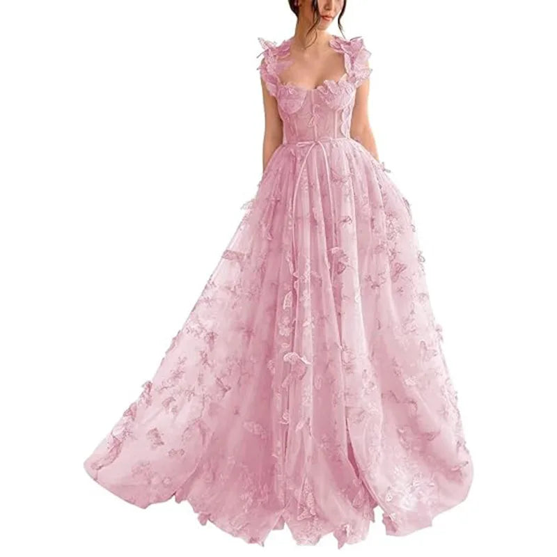 Dorothy | Women’s Ruffled Tulle Maxi Dress