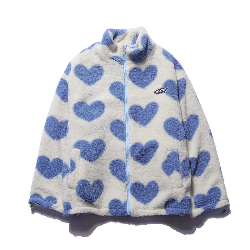 BacioDeluxe™️ | Double-Sided Heart Coat - Unique Collection