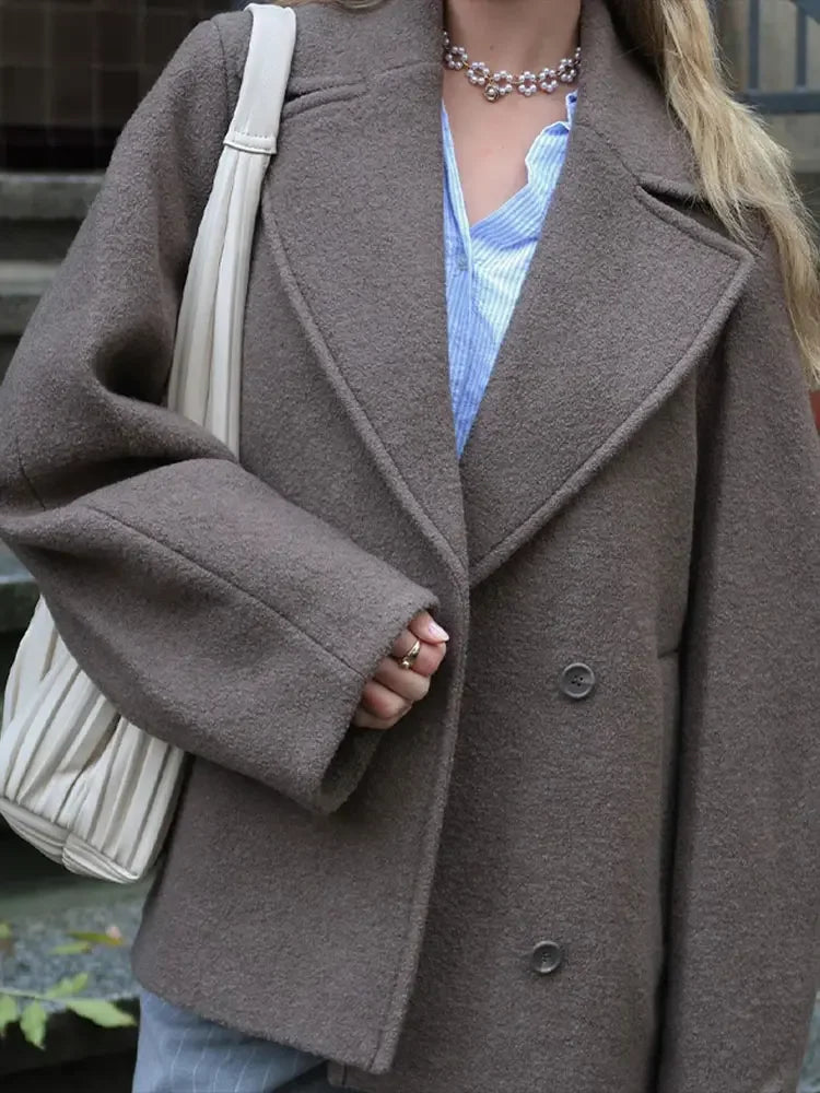 Tessa | Wool coat with lapels