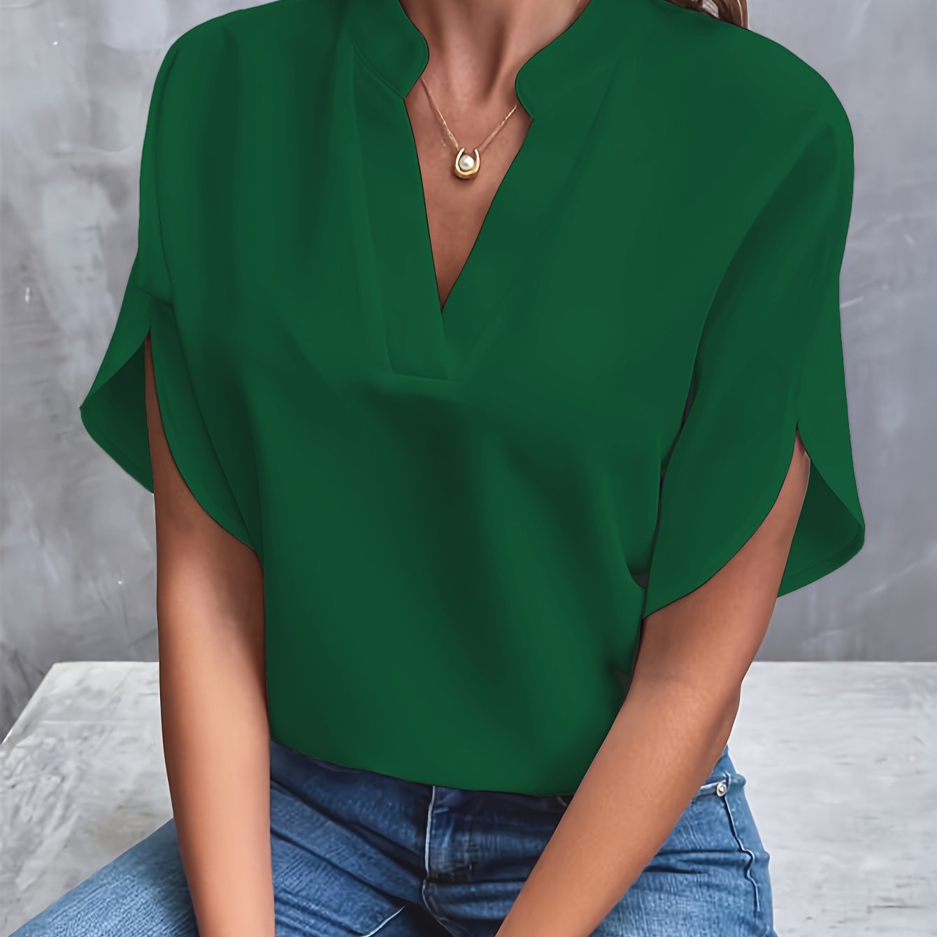 Mina™ - Exquisite Elegance Blouse for a Touch of Luxury