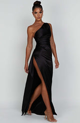Aria | Luxurious One Shoulder Maxi Dress
