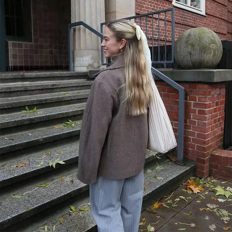 Tessa | Wool coat with lapels