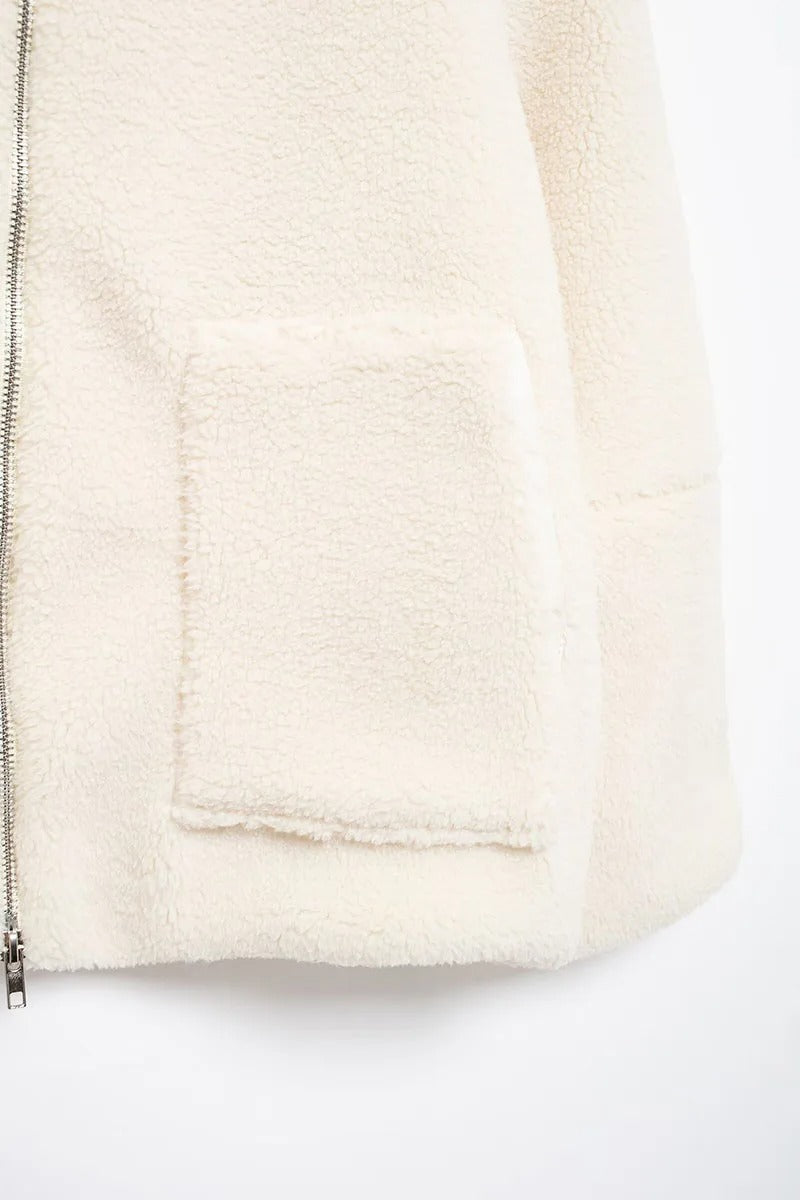 Lisa | Oversized warm fleece jacket