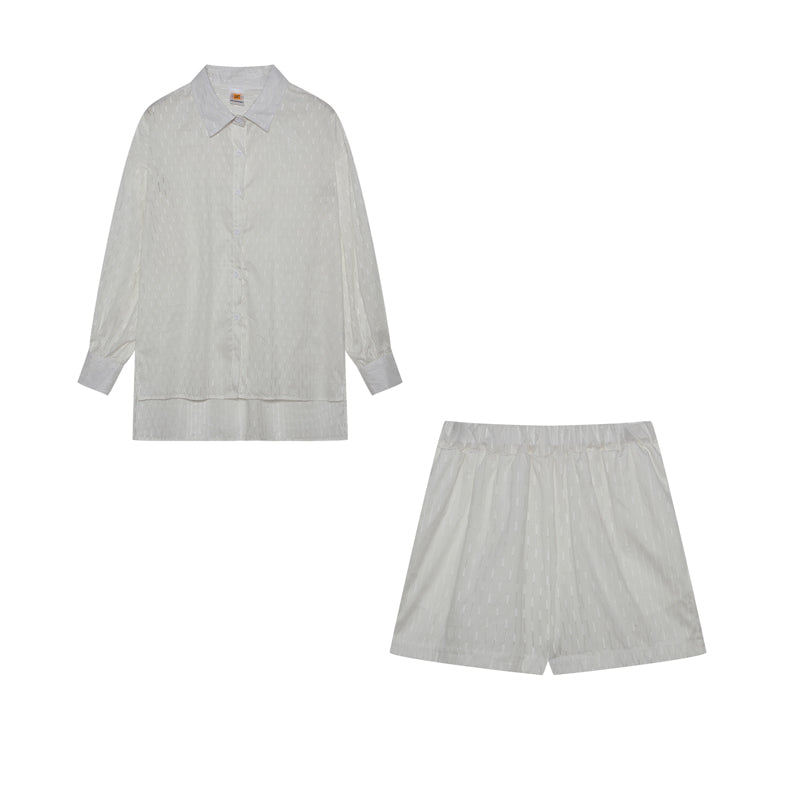 Elizabeth™ - Effortlessly Chic Breezy Shirt and Shorts Ensemble