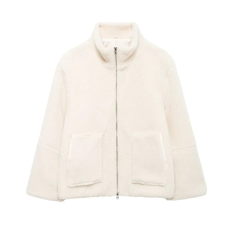 Lisa | Oversized warm fleece jacket