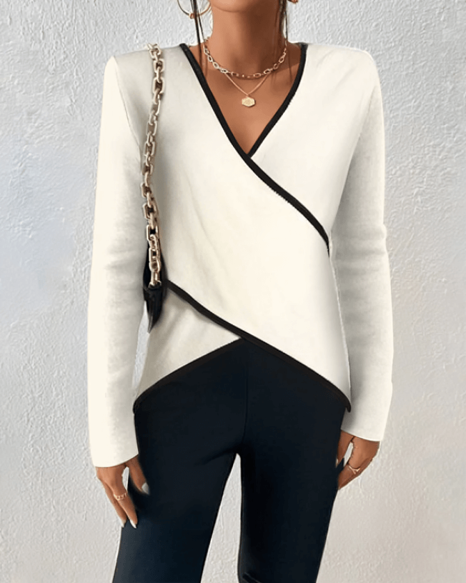 Irish | Elegant V-Neck Sweater