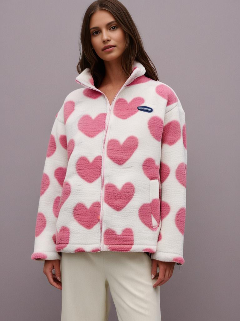 BacioDeluxe™️ | Double-Sided Heart Coat - Unique Collection